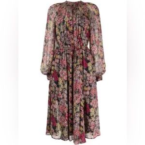 Polo Ralph Lauren- Women’s Floral Tie Neck Dress- Size 10